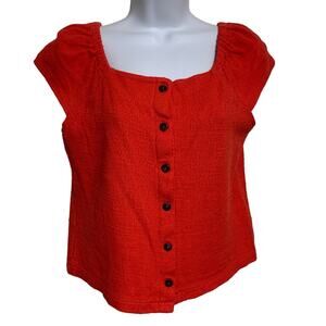 Madewell Texture & Thread Top Womens Size S